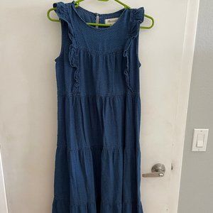 Madewell Blue Midi Dress